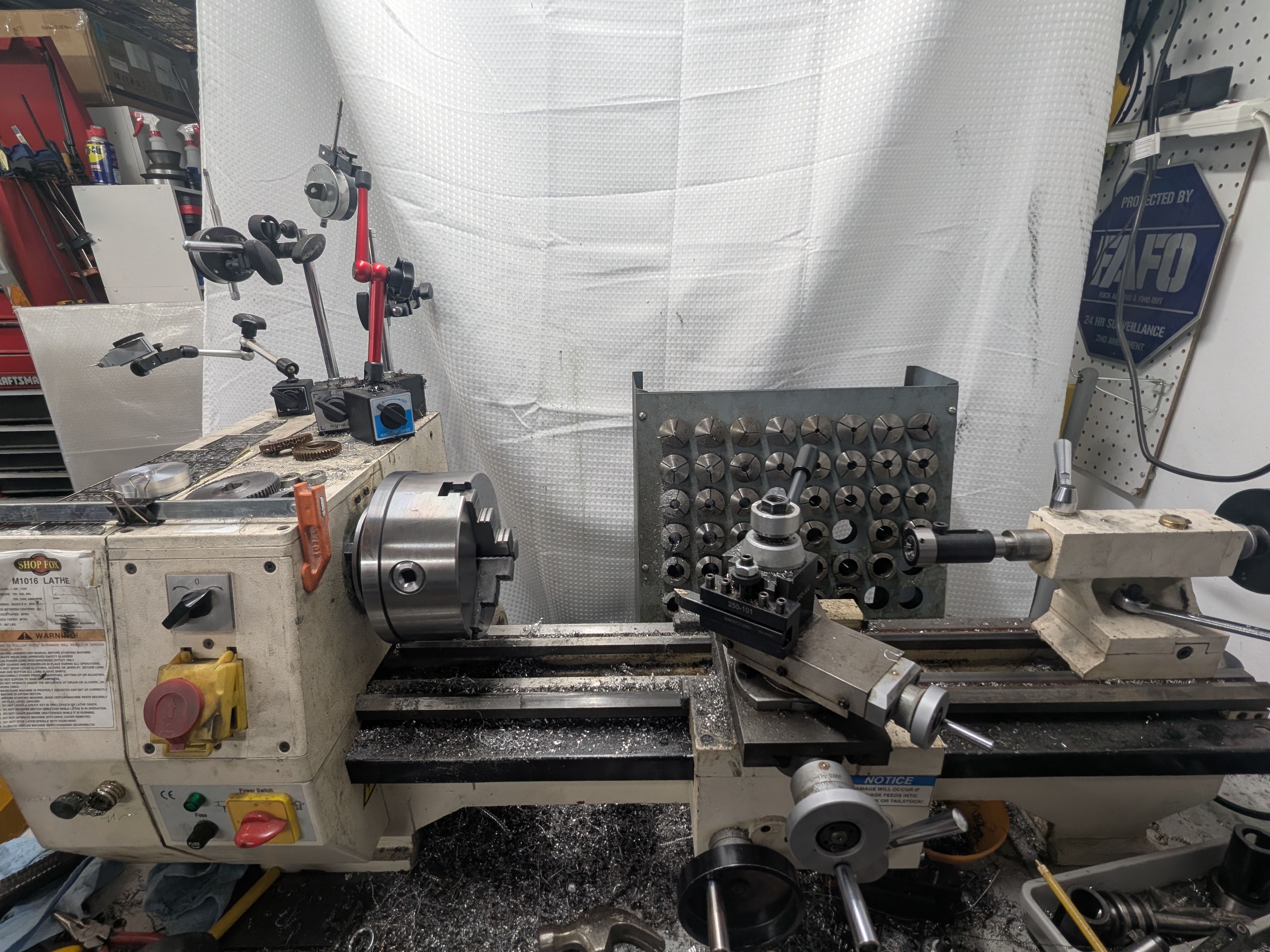 Manual lathe work