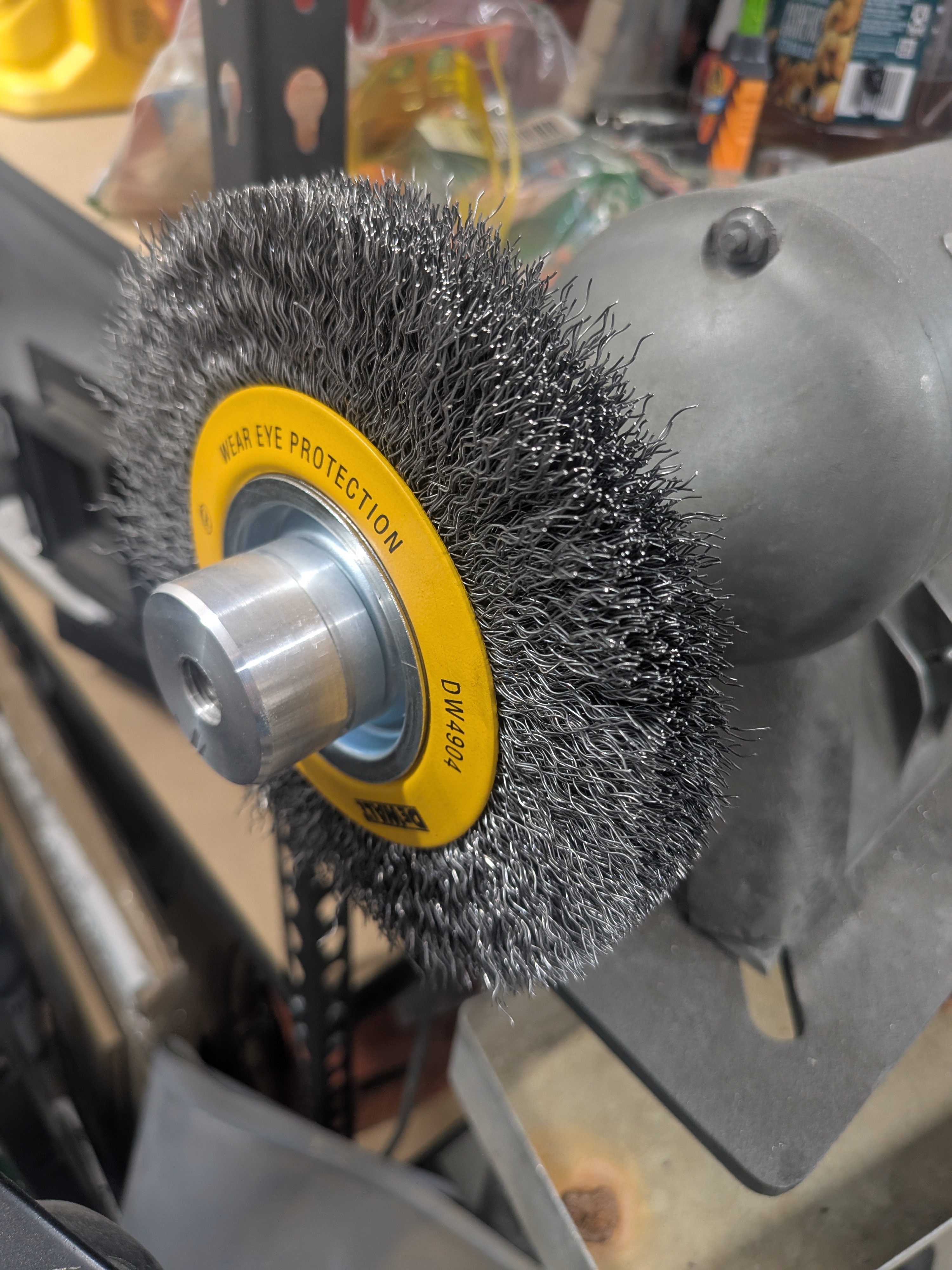 Left handed wheel fixture